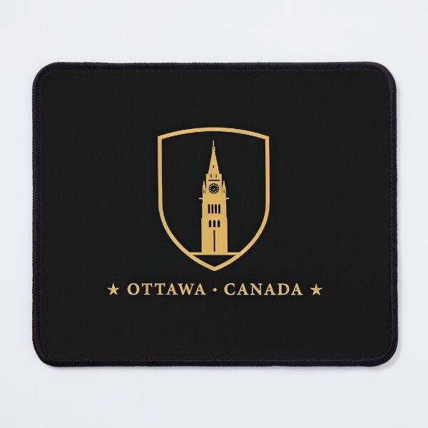Item preview, Vintage Ottawa Canada Peace Tower Shield Badge Emblem Vector designed and sold by Shutter-Dragon.
