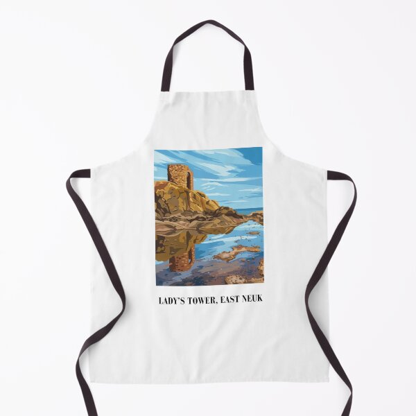 Item preview, Lady's Tower - Elie, Scotland Historic Coastal Ruin Art designed and sold by S-and-W-4ever.