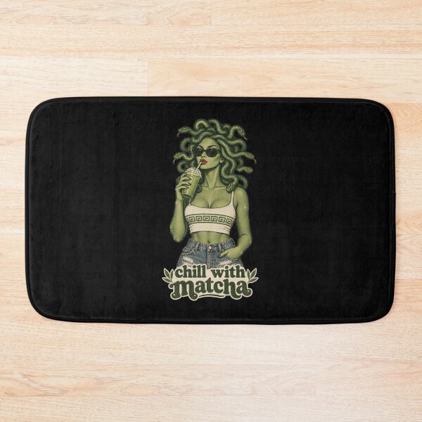 Item preview, Chill With Matcha Funny Medusa Vintage Aesthetic Gift designed and sold by Artycom.