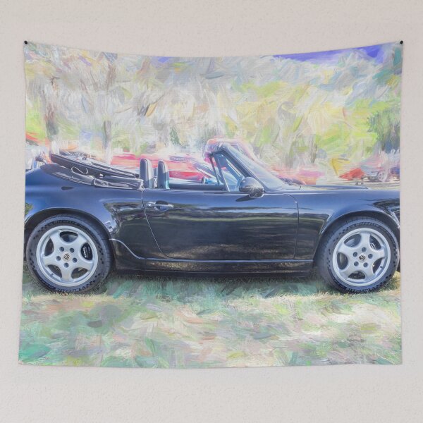 Item preview, 1990 Black 911 Carrera 2 Cabriolet designed and sold by RichFrancoCars.
