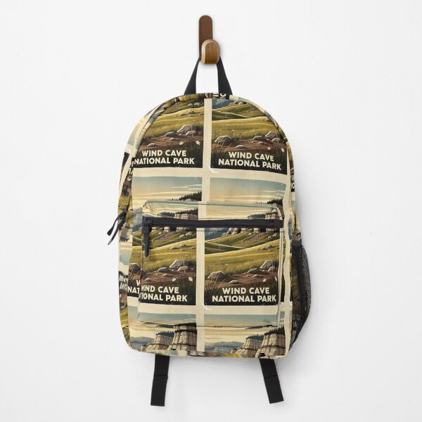 Item preview, Wind Cave National Park Vintage Travel Art designed and sold by Teelogic.