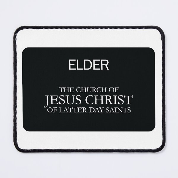 Item preview, Elder Missionary Name Tag designed and sold by Subject to Design.
