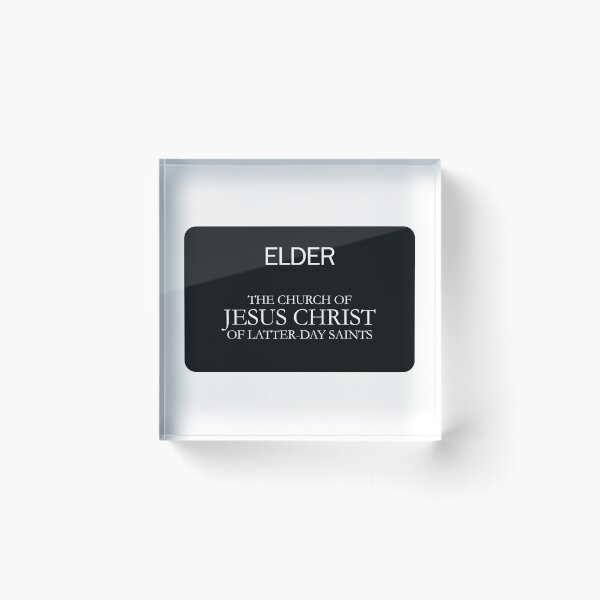 Item preview, Elder Missionary Name Tag designed and sold by Subject to Design.
