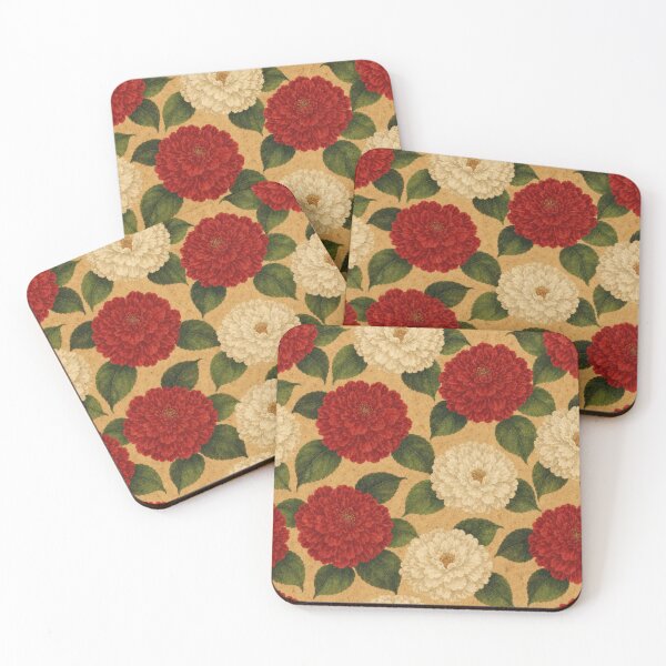 Item preview, Vintage Japanese Camellia Pattern designed and sold by cbfineart.