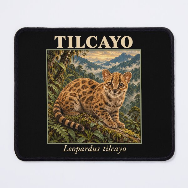 Item preview, Tilcayo Leopardus Tilcayo Wild Cat Zoology Bolivia Wildlife designed and sold by Eh Plus Designs.
