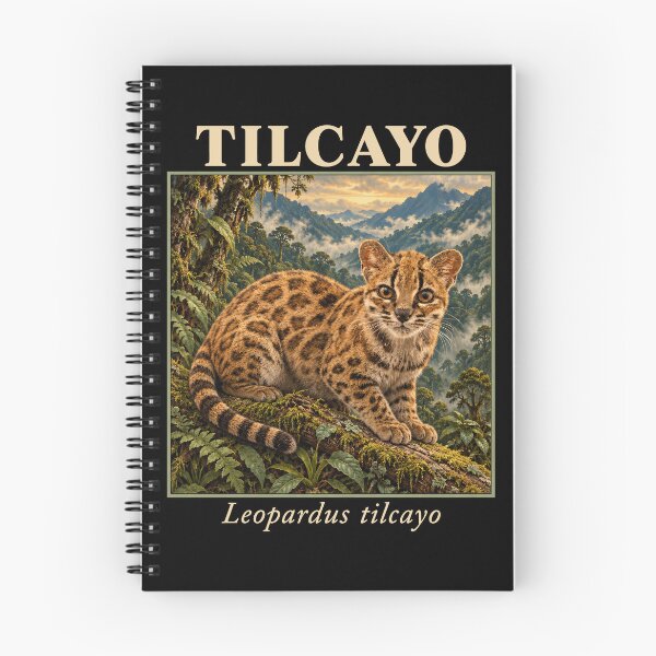 Item preview, Tilcayo Leopardus Tilcayo Wild Cat Zoology Bolivia Wildlife designed and sold by Eh Plus Designs.