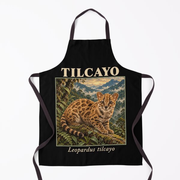 Item preview, Tilcayo Leopardus Tilcayo Wild Cat Zoology Bolivia Wildlife designed and sold by Eh Plus Designs.