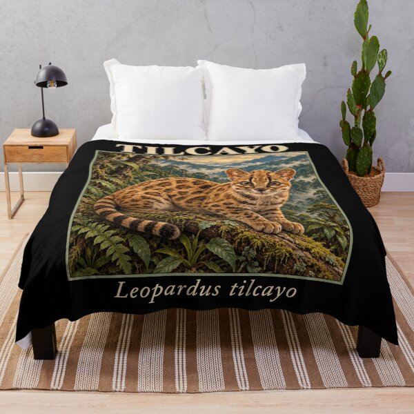 Item preview, Tilcayo Leopardus Tilcayo Wild Cat Zoology Bolivia Wildlife designed and sold by Eh Plus Designs.