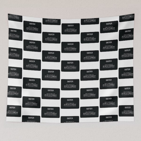 Item preview, Sister Missionary Name Tag designed and sold by Subject to Design.
