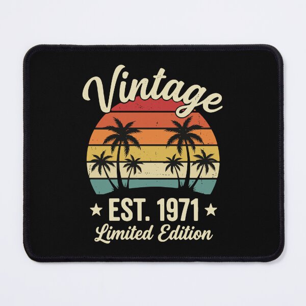 Item preview, Vintage Est. 1971 Limited Edition Birthday Born In 1971 Retro Original designed and sold by SofiBlair.
