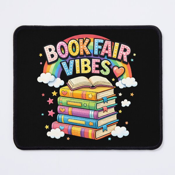 Item preview, Book Fair Vibes Rainbow Book Stack Reading Lover Gift designed and sold by Maniutek.