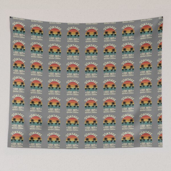 Item preview, Vintage Est. 1971 Limited Edition Birthday Born In 1971  designed and sold by SofiBlair.