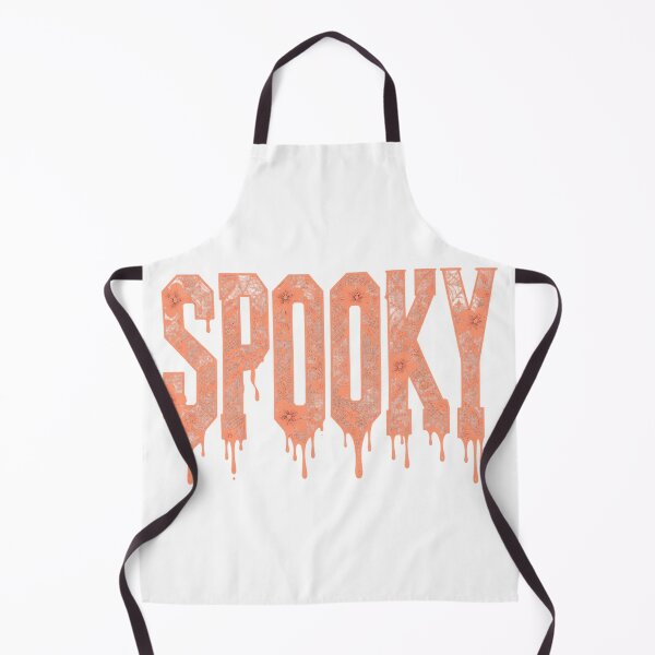 Item preview, Spooky Floral Lace Slime Dripping Orange Halloween Typography Art    designed and sold by DesignArtist.ia.