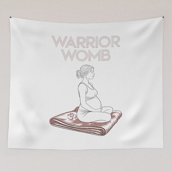Item preview, Warrior Womb Pink Blanket Om Detailed Design designed and sold by 108stillness.