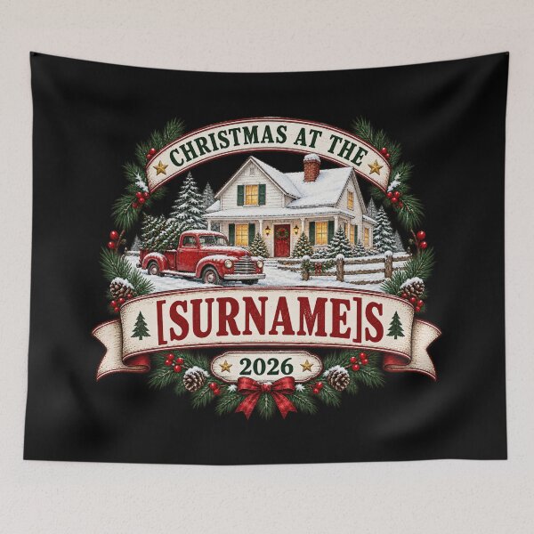 Item preview, Vintage farmhouse Christmas 2026 - Free Customization designed and sold by Side Quest Co..