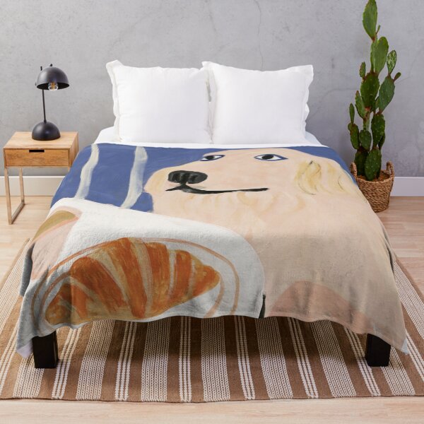 Item preview, Cafe Dog Croissant designed and sold by VelvetMeadow.