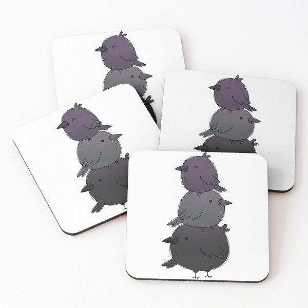 Item preview, Cheerfully Stacked Crows designed and sold by AliveStyle.