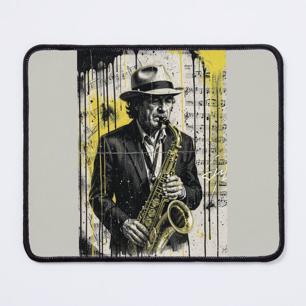 Item preview, Saxophonist. Retro style. designed and sold by MagelliShop.