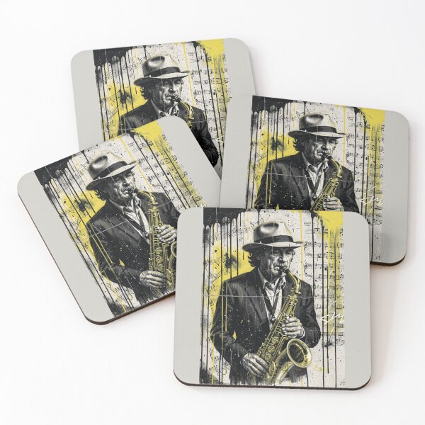 Item preview, Saxophonist. Retro style. designed and sold by MagelliShop.