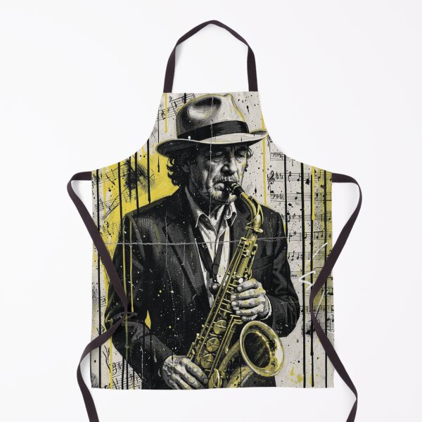 Item preview, Saxophonist. Retro style. designed and sold by MagelliShop.