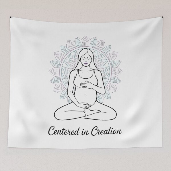 Item preview, Centered In Creation Purple Blue Mandala Halo designed and sold by 108stillness.