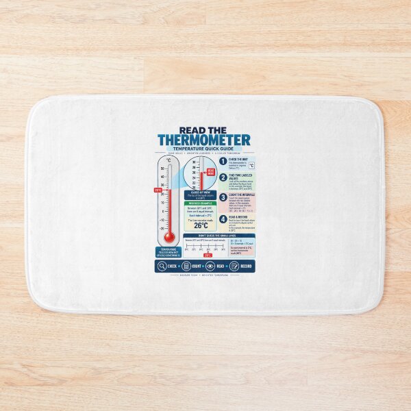 Item preview, How to Read a Thermometer | Celsius Temperature Quick Guide designed and sold by astersgraphics.