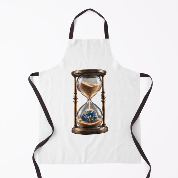 Item preview, Tiny Earth Inside a Giant Hourglass – Time, Planet & Humanity Surreal Design designed and sold by Prince Tripathi .