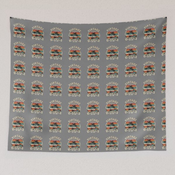 Item preview, Vintage Limited Edition Est. 1967 Born 1967 57th Birthday Tropical Beach designed and sold by SofiBlair.