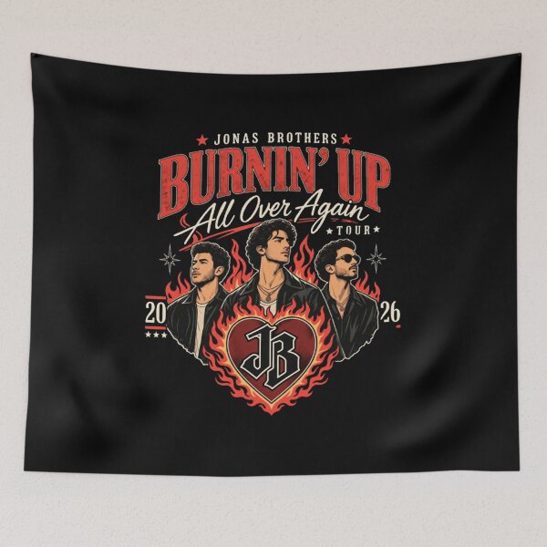 Artikelvorschau, Jonas Brothers Burnin Up Again Tour entworfen und verkauft von MAClt3Art.