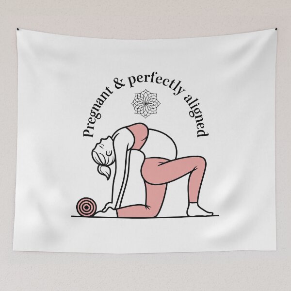 Item preview, Pregnant And Perfectly Aligned Pink Mandala designed and sold by 108stillness.