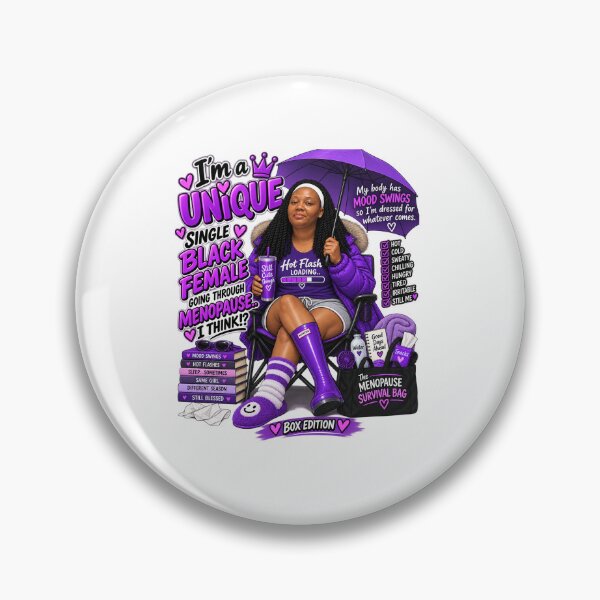 Item preview, I’m a Unique Single Black Female Going Through Menopause – BOX Edition designed and sold by KBOX CULTURE WEAR.
