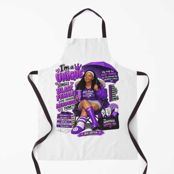 Item preview, I’m a Unique Single Black Female Going Through Menopause – BOX Edition designed and sold by KBOX CULTURE WEAR.