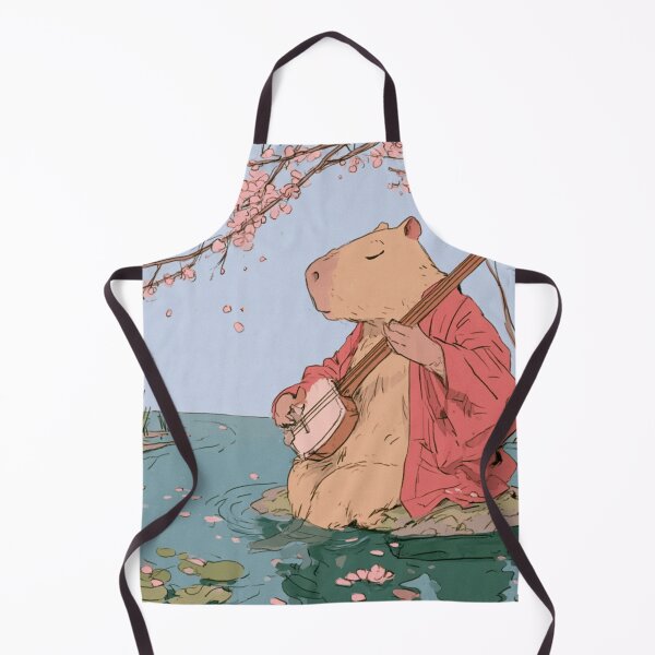 Item preview, Capybara Shamisen Sakura designed and sold by VelvetMeadow.