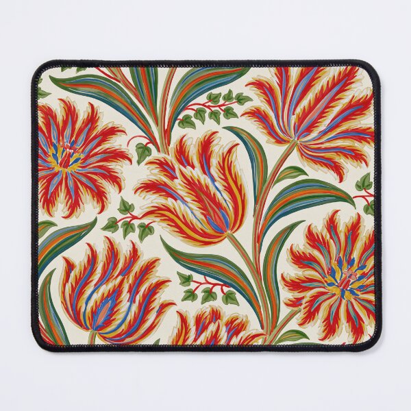 Item preview, Colorful Tulip Folk Floral Botanical Pattern designed and sold by TheVintageEdit.