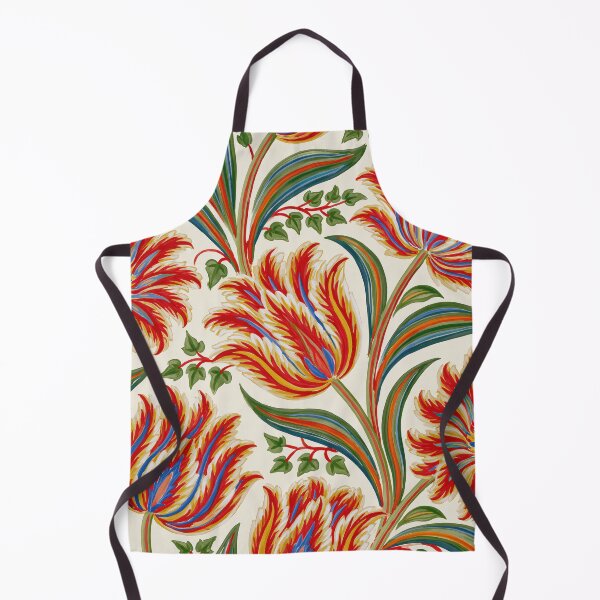 Item preview, Colorful Tulip Folk Floral Botanical Pattern designed and sold by TheVintageEdit.