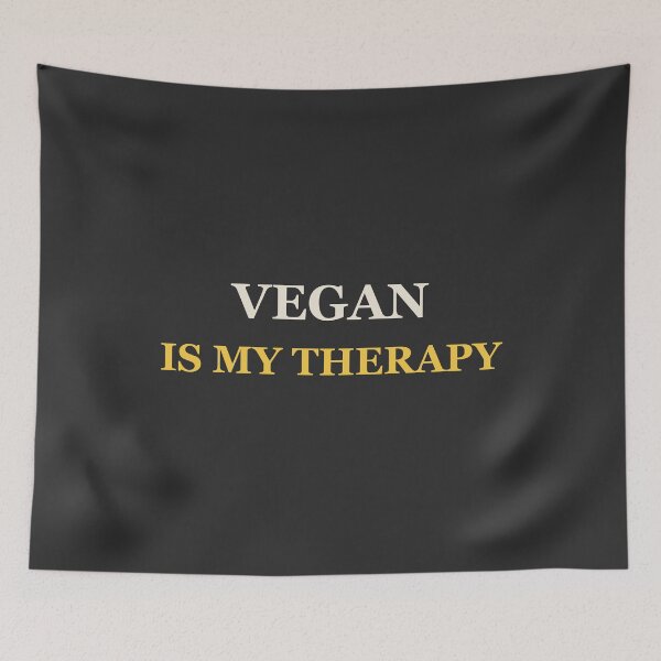 Item preview, Vegan Is My Therapy - Vegan designed and sold by RetroThreadWorks.