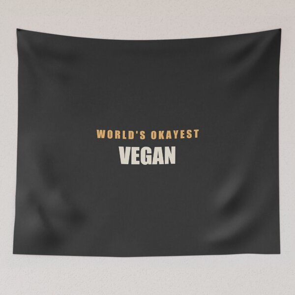 Item preview, World's Okayest Vegan - Vegan designed and sold by RetroThreadWorks.