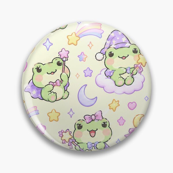 Item preview, Kawaii Frog Magic Wand Pattern designed and sold by Soft Berry Studio.