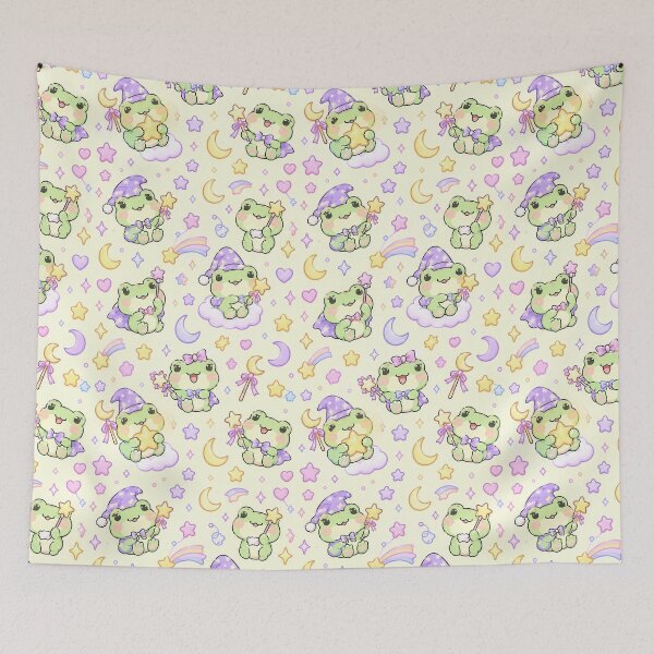Item preview, Kawaii Frog Magic Wand Pattern designed and sold by Soft Berry Studio.