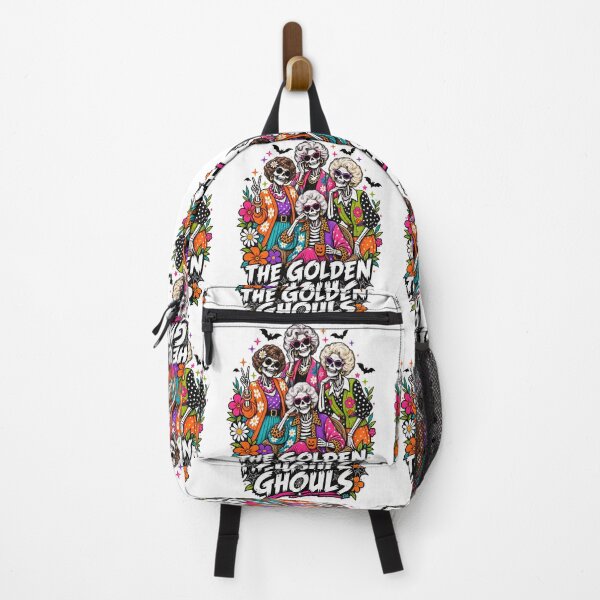 Item preview, The Golden Ghouls Retro Skeleton Squad Halloween Art    designed and sold by DesignArtist.ia.