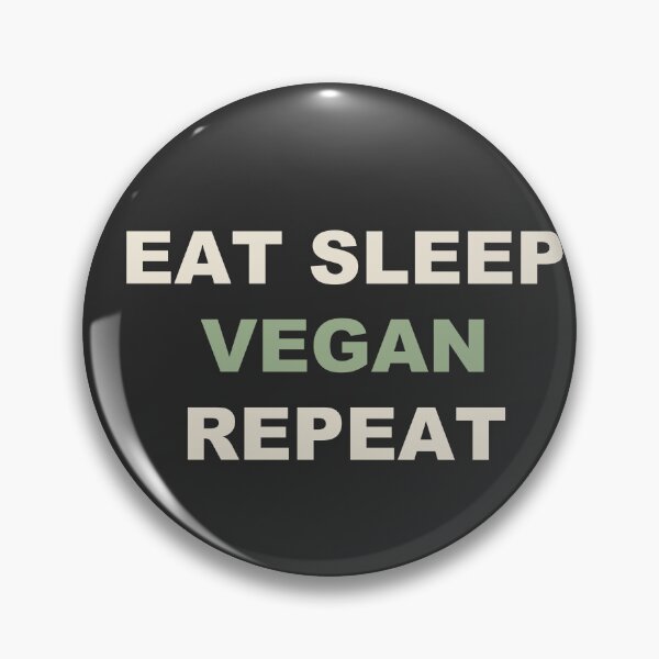 Item preview, Eat Sleep Vegan Repeat - Vegan designed and sold by RetroThreadWorks.