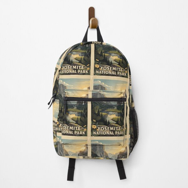 Item preview, Yosemite National Park Vintage Travel Art designed and sold by Teelogic.