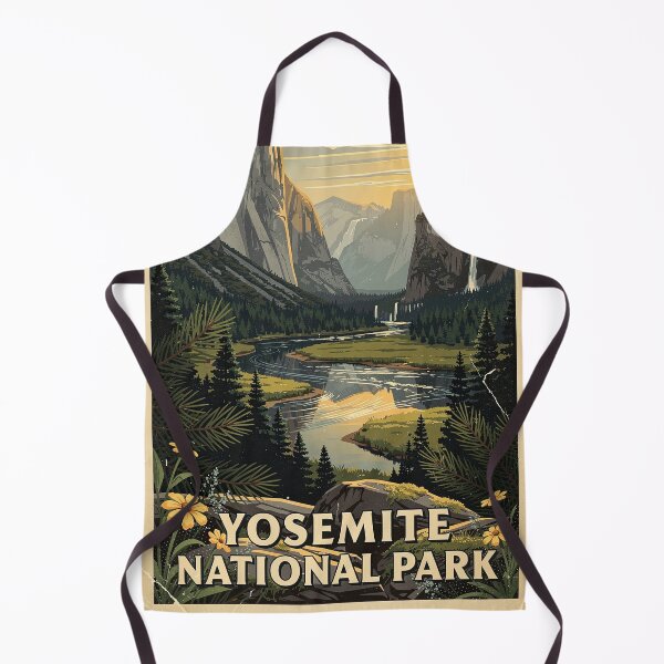 Item preview, Yosemite National Park Vintage Travel Art designed and sold by Teelogic.