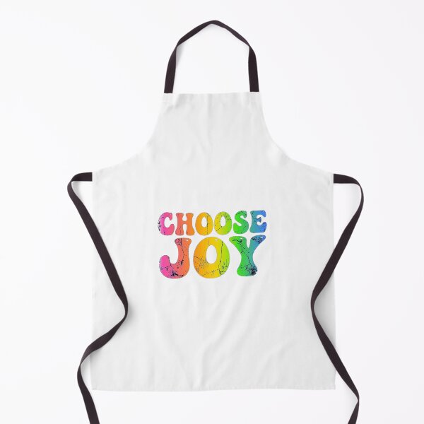 Item preview, Choose Joy Retro Rainbow Groovy Text designed and sold by DesignbyKarma.