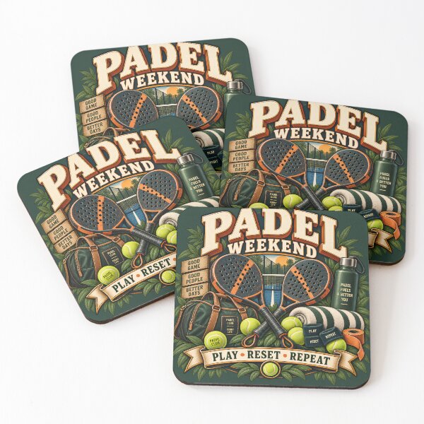 Item preview, Vintage Padel Weekend Retro Sports Design designed and sold by Mostafa Studio.