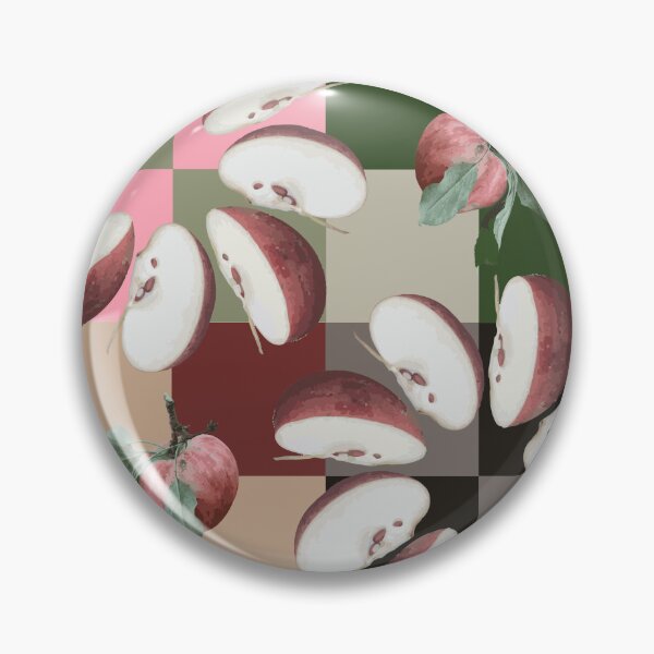 Item preview, More Farm Fresh Large Apple Slice Radials on Squares designed and sold by Digitalmyth's Designs.