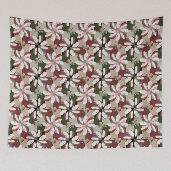 Item preview, More Farm Fresh Large Apple Slice Radials on Squares designed and sold by Digitalmyth's Designs.