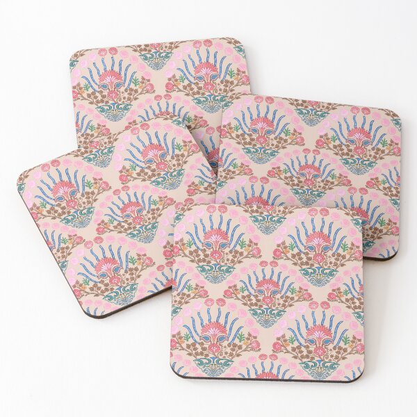 Item preview, Whimsical boho floral pattern designed and sold by Navitaloves.
