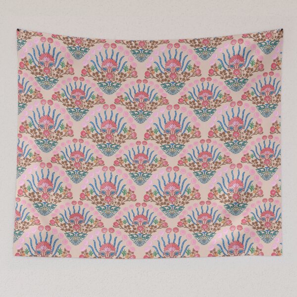Item preview, Whimsical boho floral pattern designed and sold by Navitaloves.