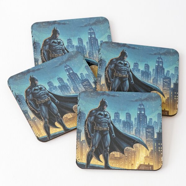 Item preview, Gotham Knight Dark City Rooftop Retro 90s Vintage Comic Style designed and sold by Thogan0416.